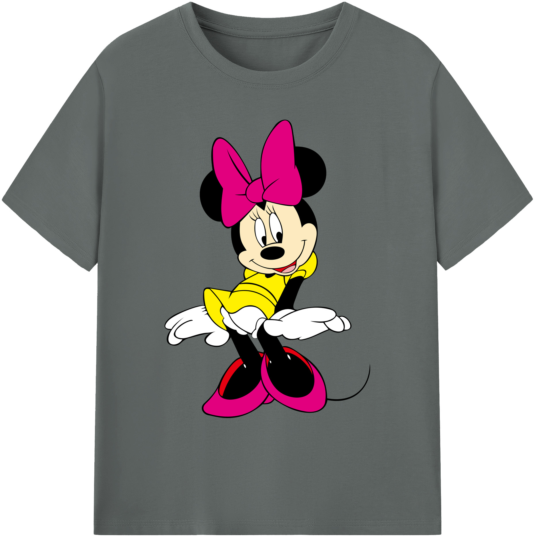 ミッキーマウス Mickey Mouse 綿100％ メンズ半袖Tシャツ｜肌触りやわらか＆通気性